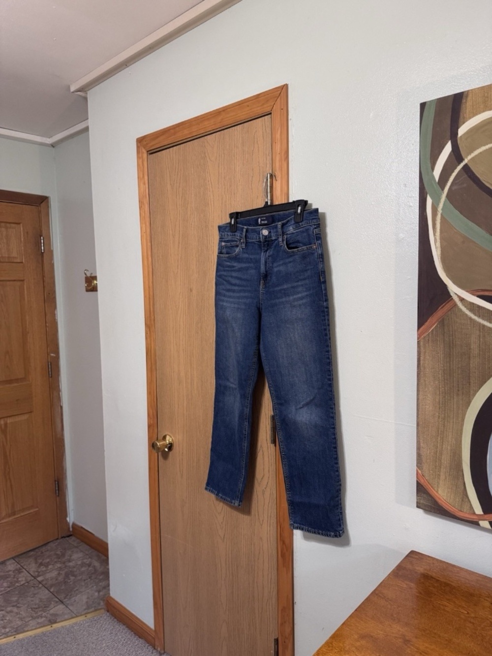 Gap Size 10/30R Medium Wash High-Rise Straight Leg Jeans w/26.5" Inseam - EUC